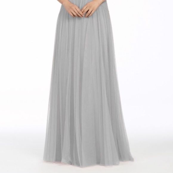 Hayley Paige Gray Formal Dress - Picture 2 of 5